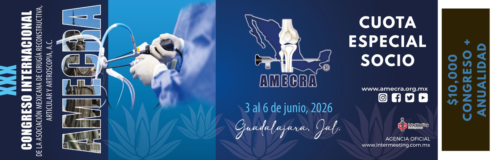 Inscripción XXX Congreso AMECRA 2026